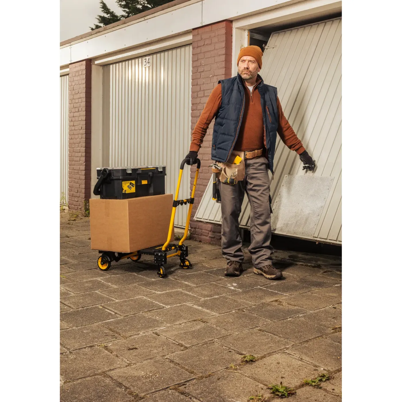 Stanley Steekwagen - 78x45cm - 137kg - Staal - 2-in-1