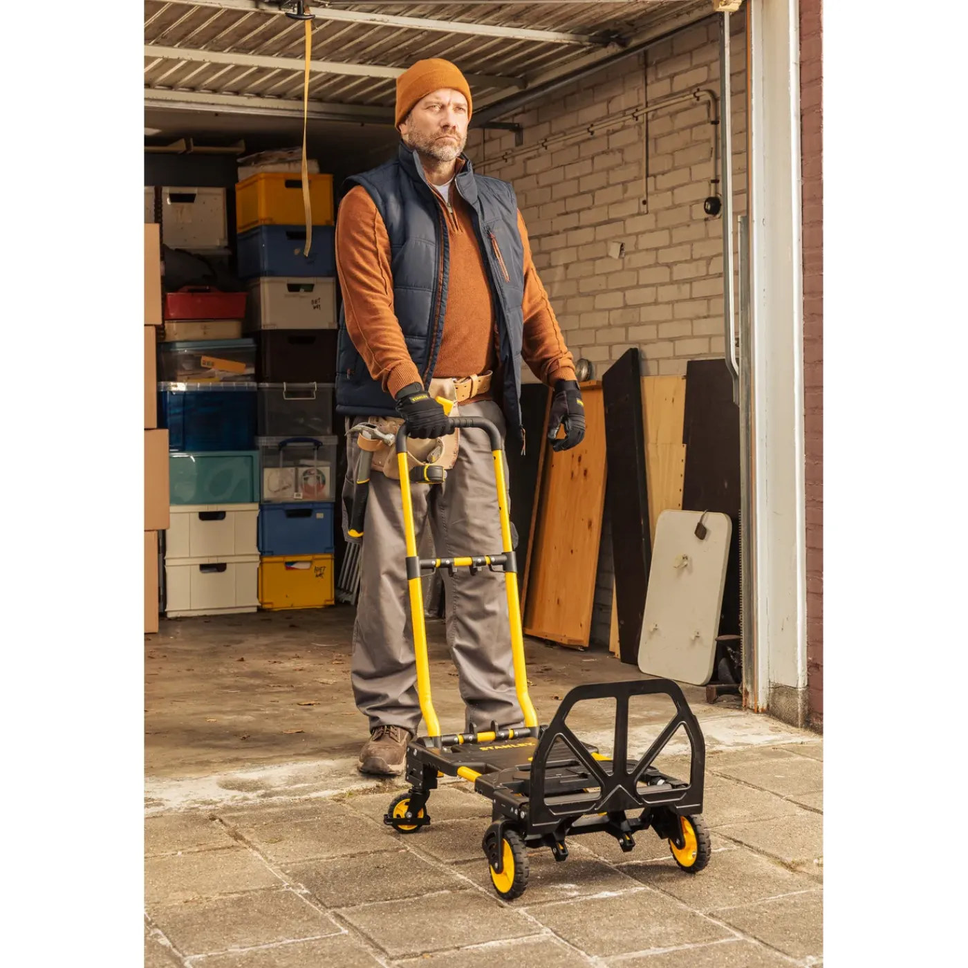 Stanley Steekwagen - 78x45cm - 137kg - Staal - 2-in-1