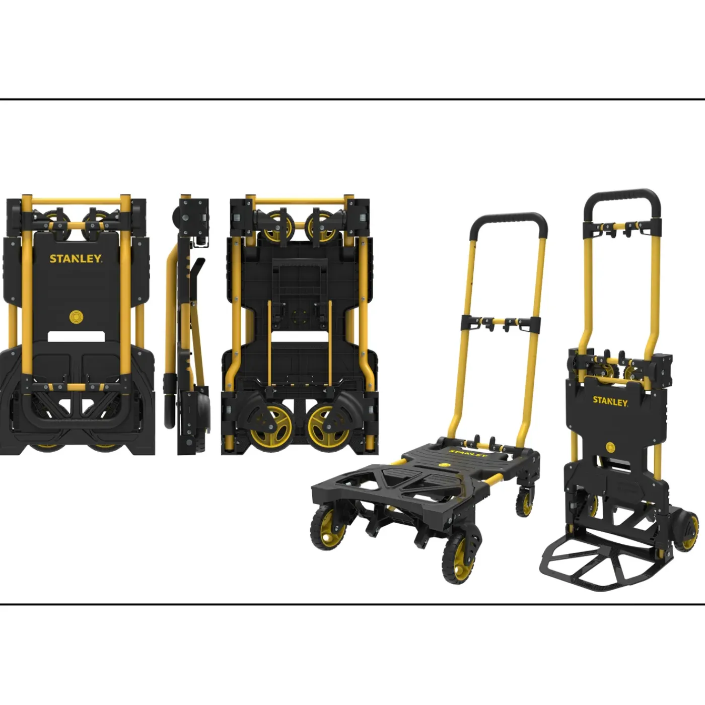 Stanley Steekwagen - 78x45cm - 137kg - Staal - 2-in-1
