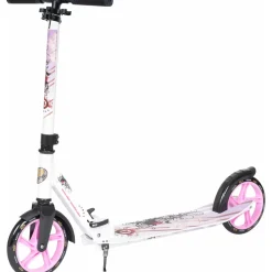 Star Scooter Alu City Vouwbaar 205mm Xxl Staplank Wit / Lila