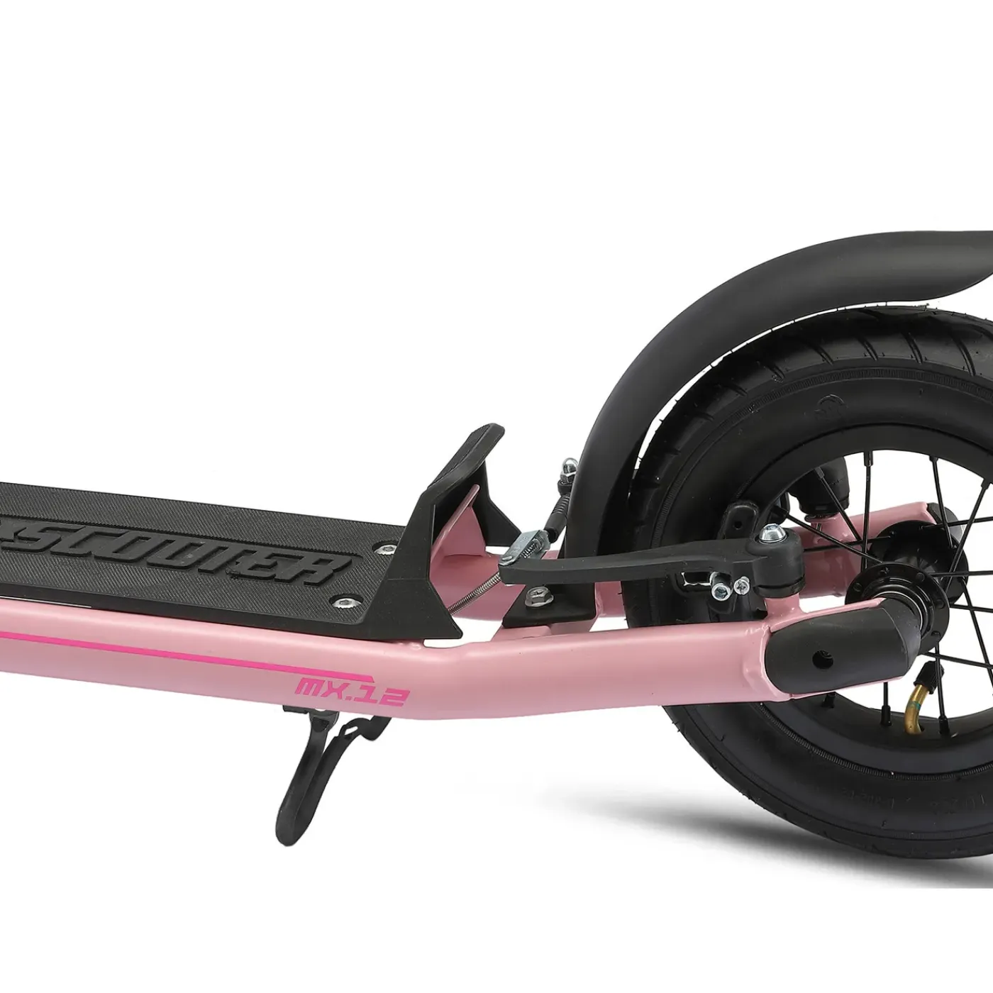 Star Scooter Autoped 12 Inch + 10 Inch Donkerroze