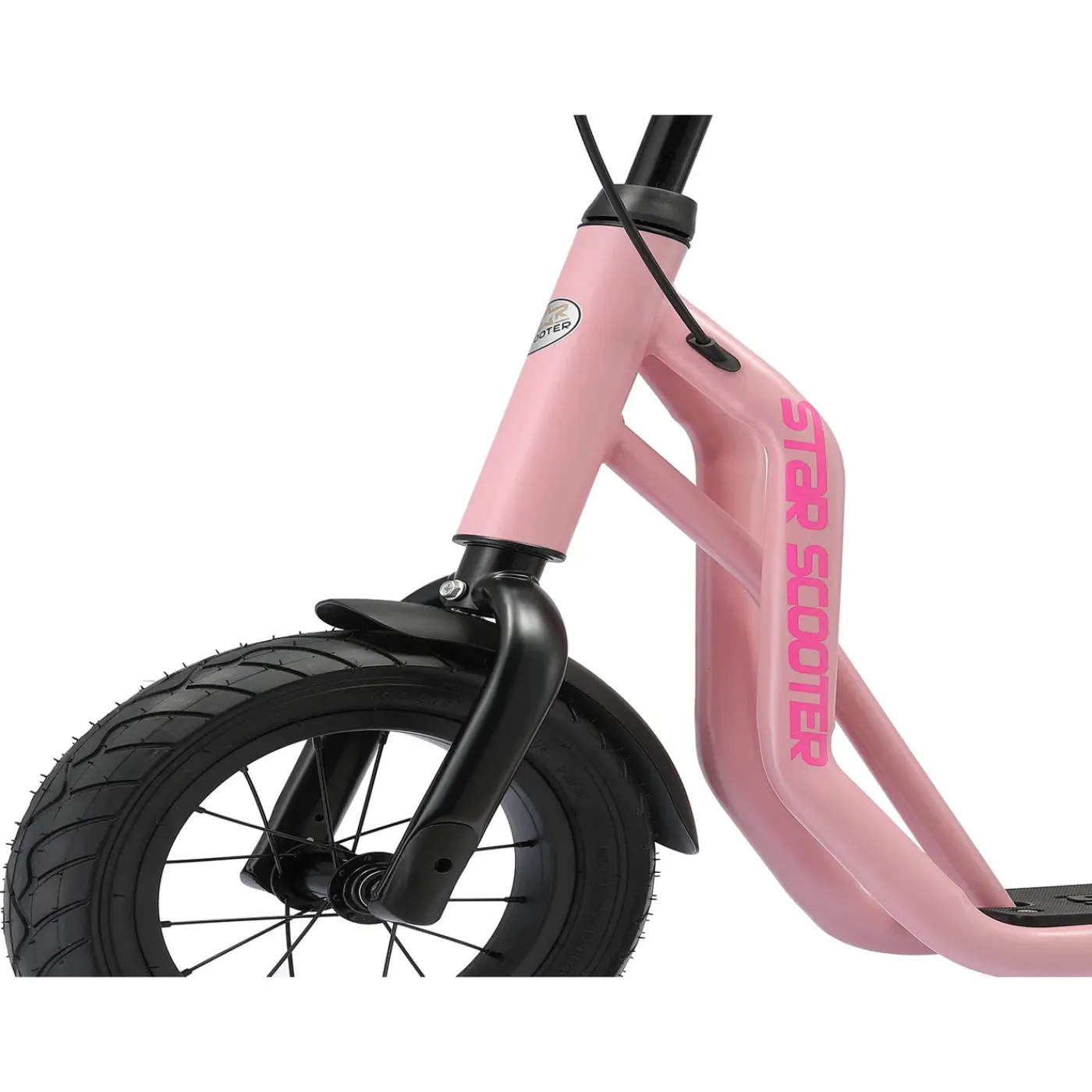 Star Scooter Autoped 12 Inch + 10 Inch Donkerroze