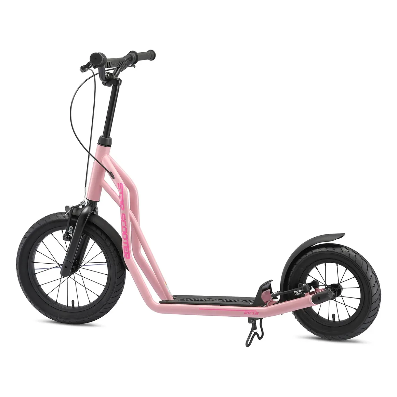 Star Scooter Autoped 16 Inch + 12 Inch Paars