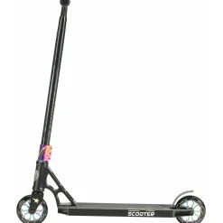 Star Scooter Stuntstep Freestyle Jump Alu 120mm Pro Trick Roller Zwart Chroom