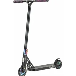 Star Scooter Stuntstep Freestyle Jump Alu 120mm Pro Trick Roller Zwart Chroom