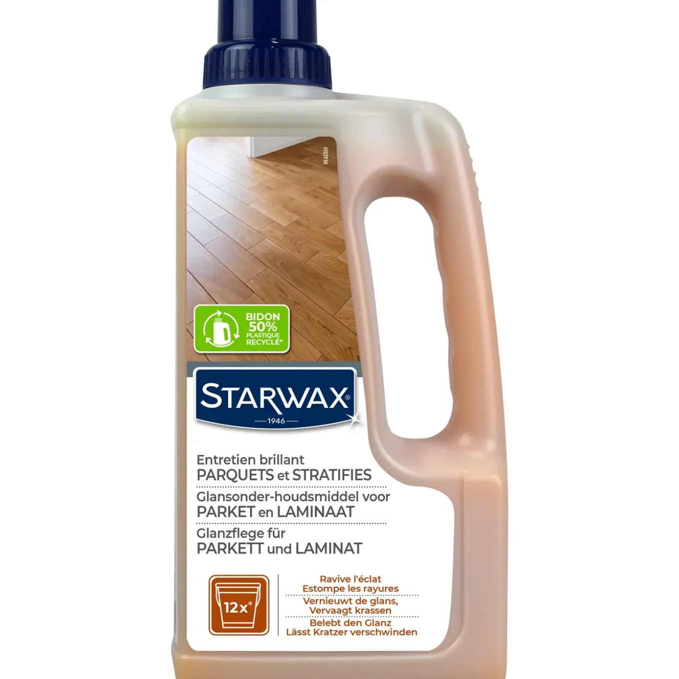 Starwax parketverfraaier Gecoat & Laminaat glans 1L