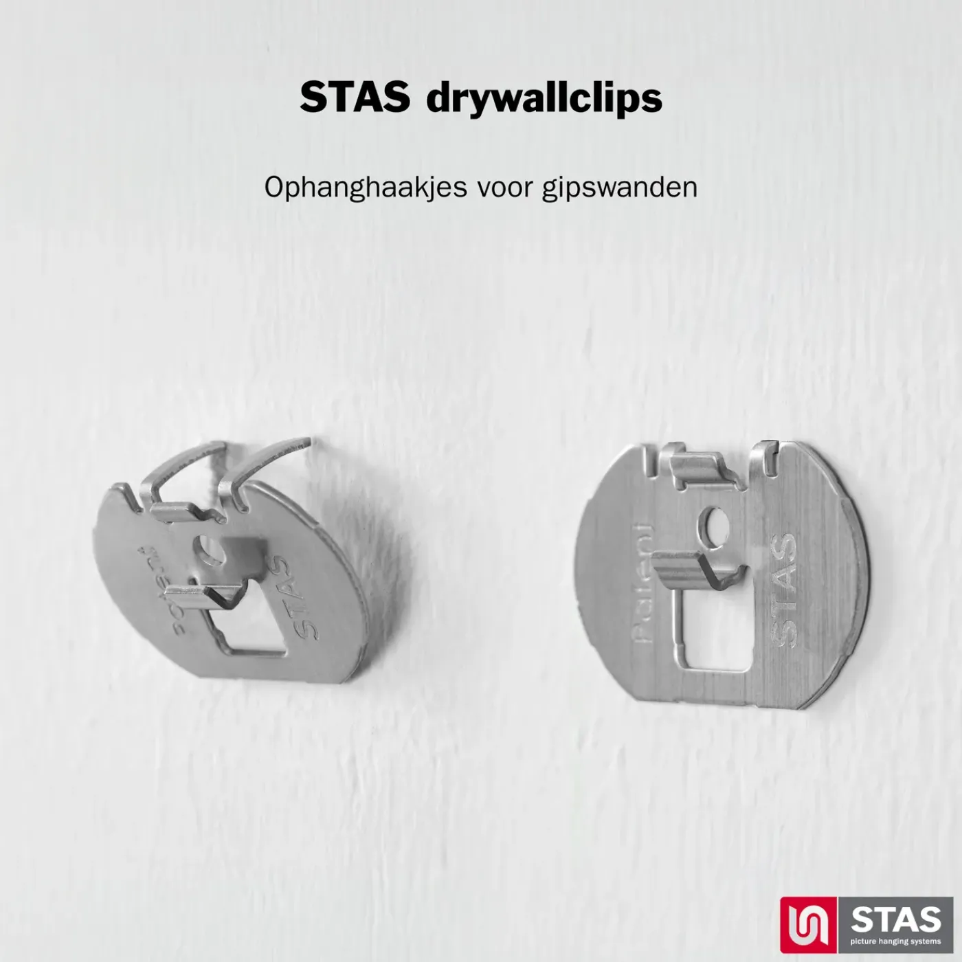 STAS picture hanging systems Stas Drywall/gipswand Haken 10 Stuks - Ophangen Zonder Boren - Ophangen Van Spiegels, Schilderijen