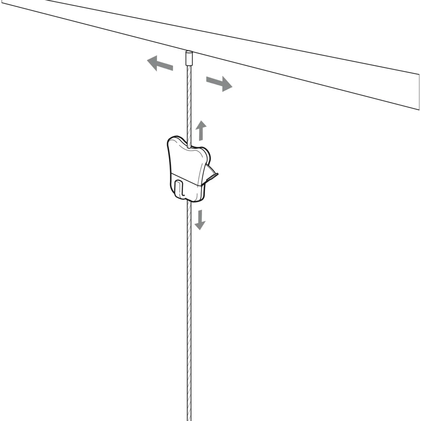 STAS picture hanging systems Stas Ophangkoorden - Cobra + Perlon Koord (set Van 4 Stuks)
