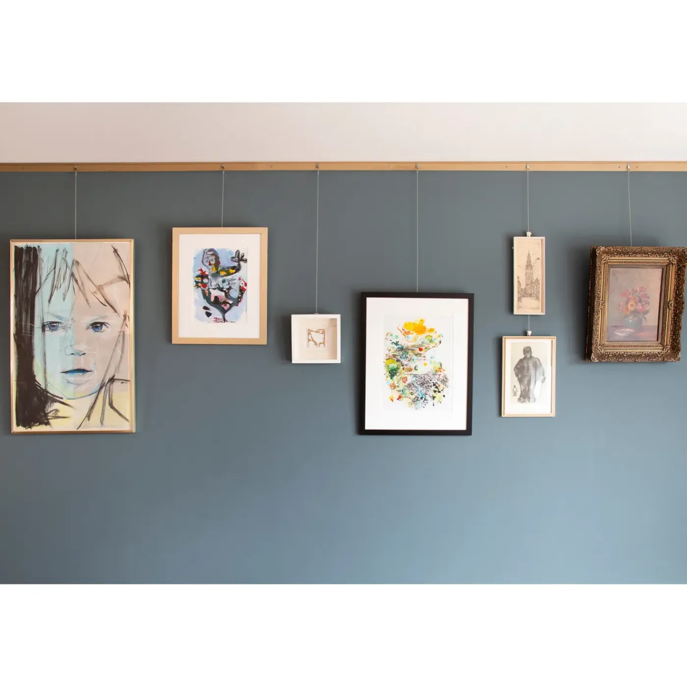 STAS picture hanging systems Stas Perlon Koord Met Lus (set Van 5 Stuks) - 200cm