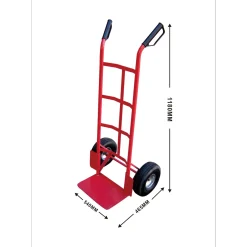 Overig Steekwagen - 35x22cm - 250kg - Rood - Luchtbanden