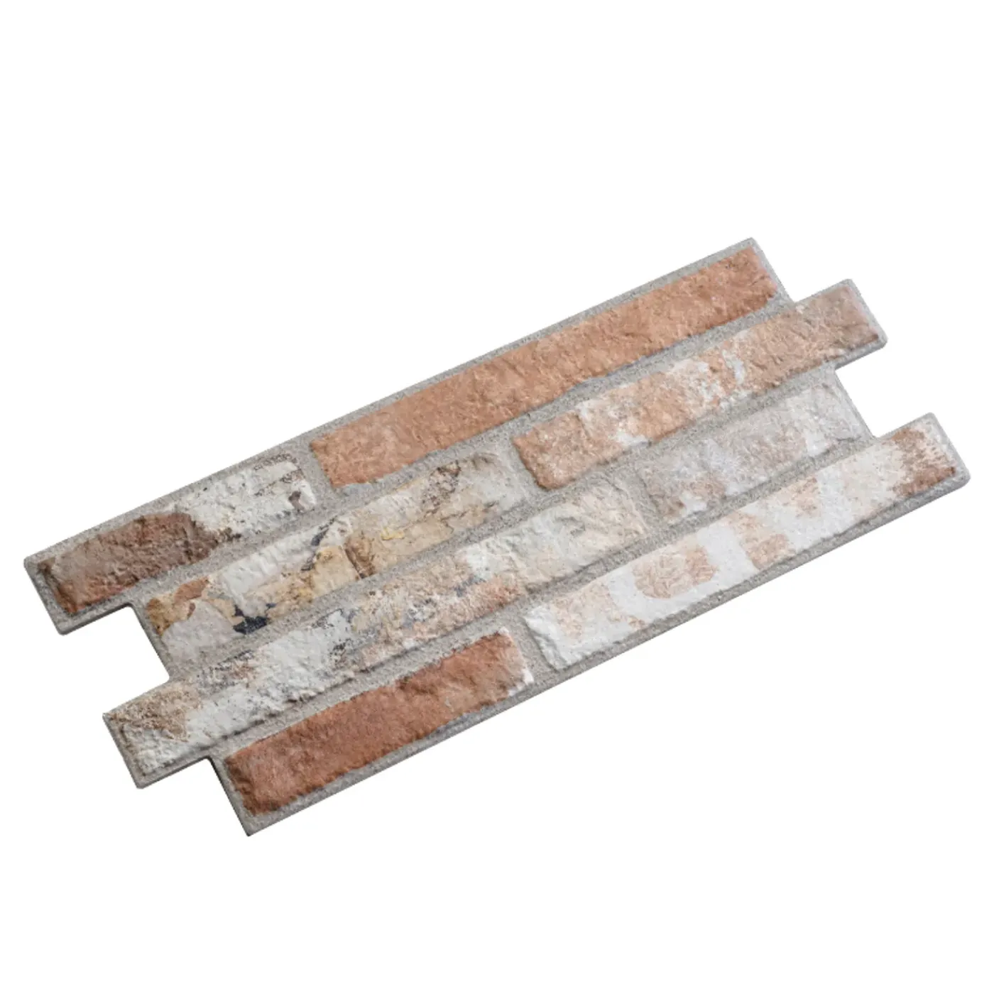Wallsupply Steenstrip Long Brick Loft - Rood - Keramiek - 40x16 cm - 0,96 m²