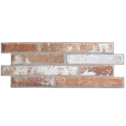 Wallsupply Steenstrip Long Brick Loft - Rood - Keramiek - 40x16 cm - 0,96 m²