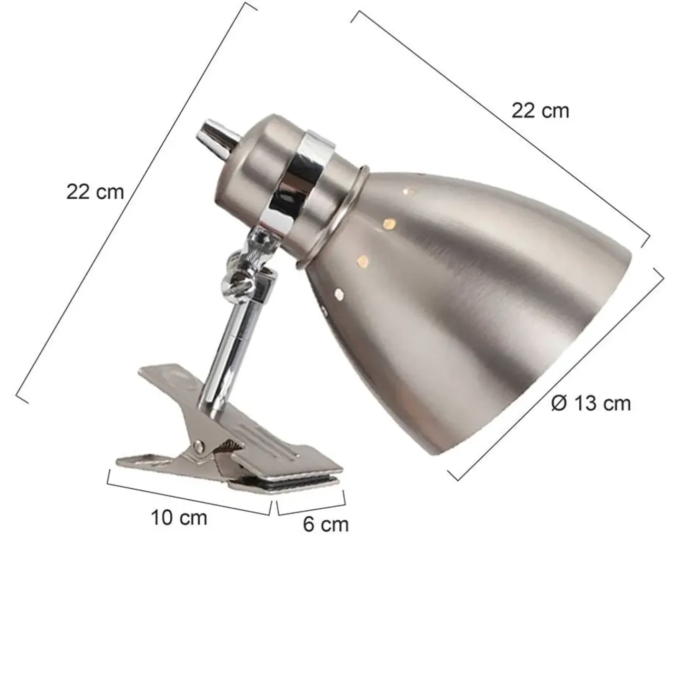 Steinhauer Spot Klemspot Spring 6827 Staal