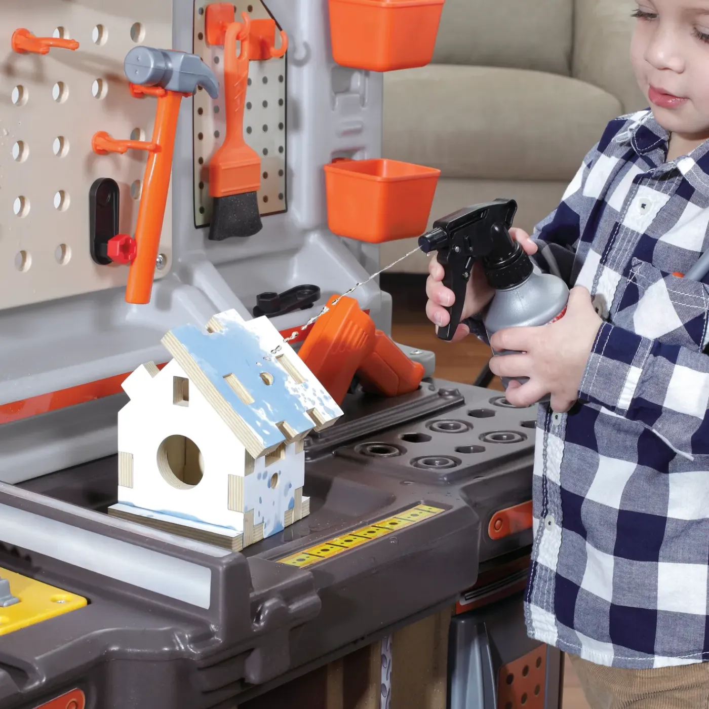 Step2 Big Builders Pro Speelgoedwerkbank - 45 Accessoires