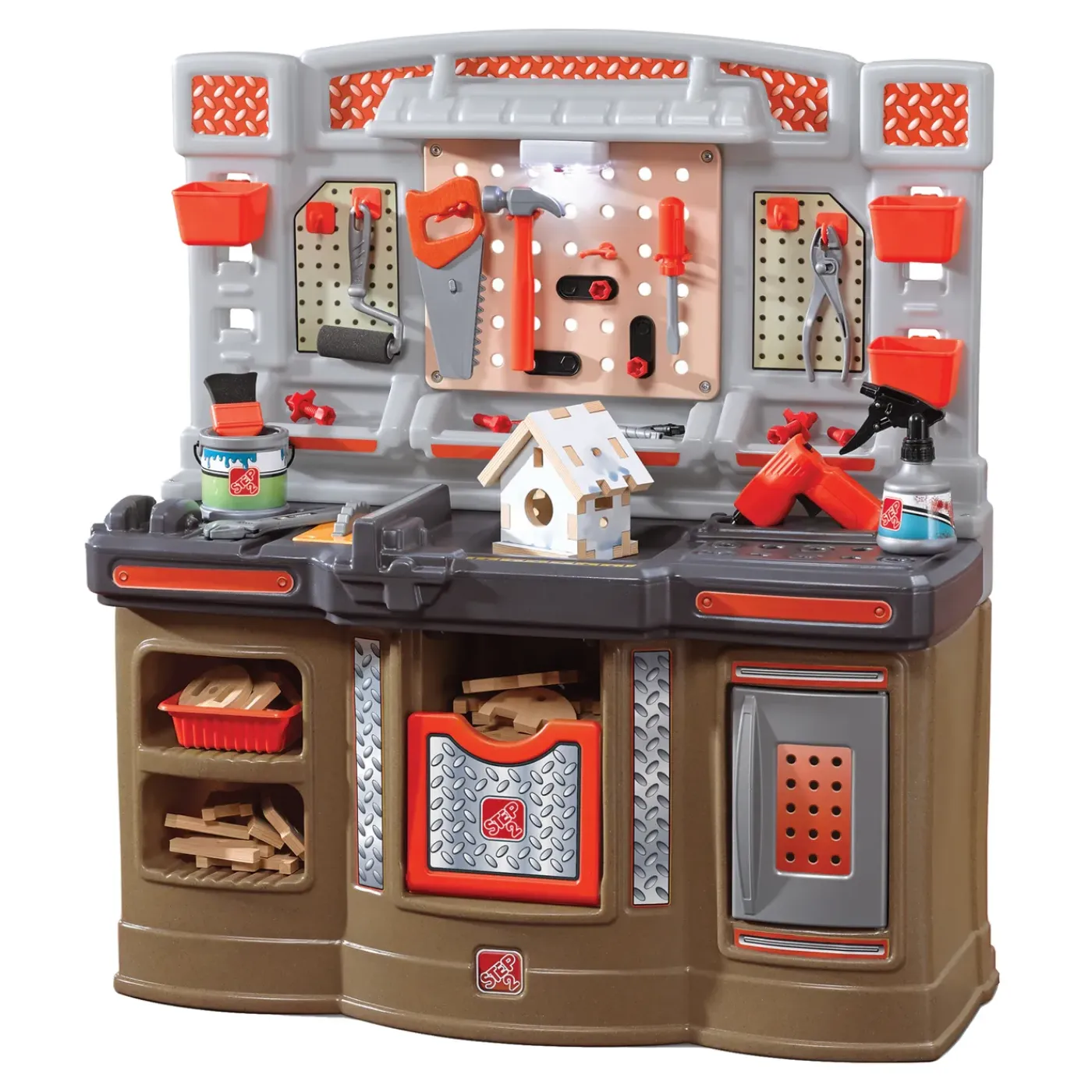 Step2 Big Builders Pro Speelgoedwerkbank - 45 Accessoires