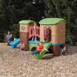 Step2 Clubhouse Climber Speeltoestel - Kunststof - 2 Glijbanen