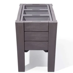 Step2 Lakewood Verhoogde Plantenbak 99cm Kunststof Bruin