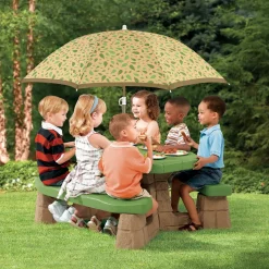 Step2 Naturally Playful Picknicktafel 182cm Kunstsof Bruin