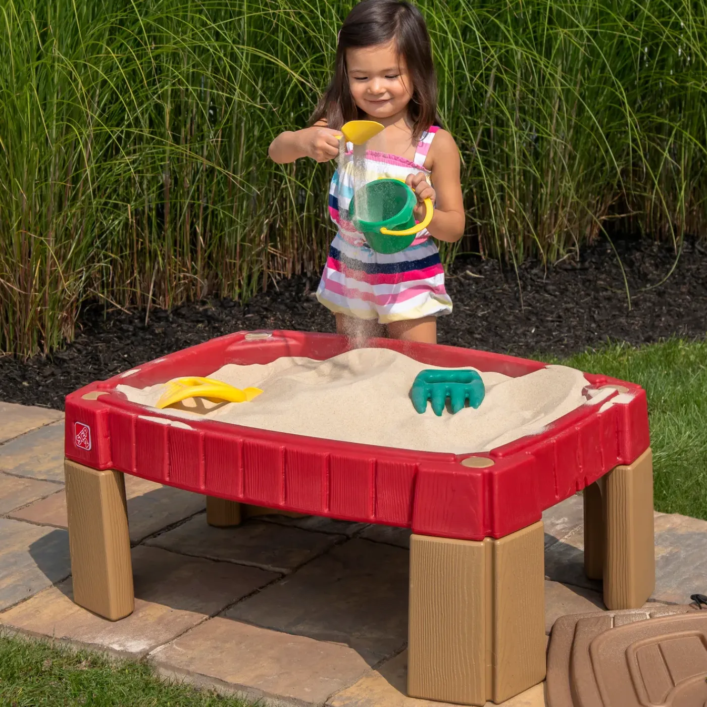 Step2 Naturally Playful Zandtafel 90cm Kunststof Rood
