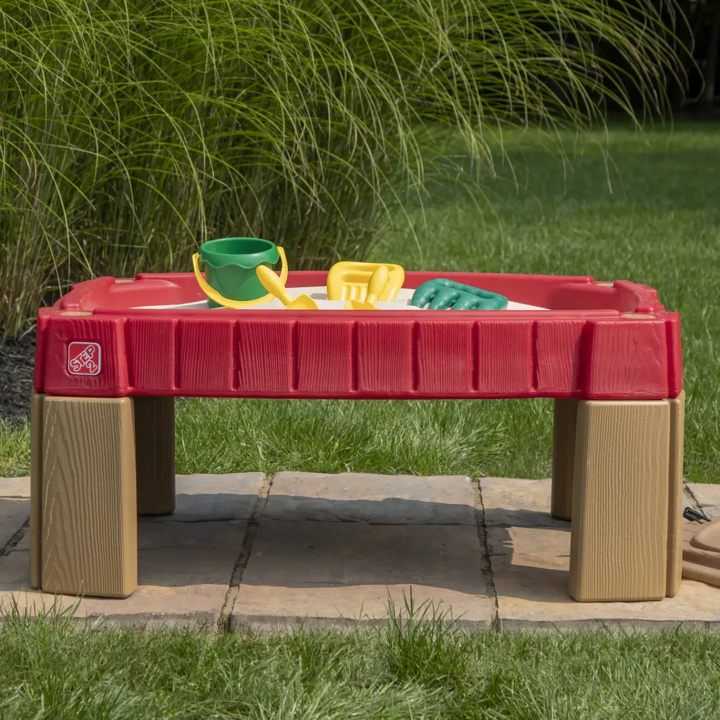 Step2 Naturally Playful Zandtafel 90cm Kunststof Rood