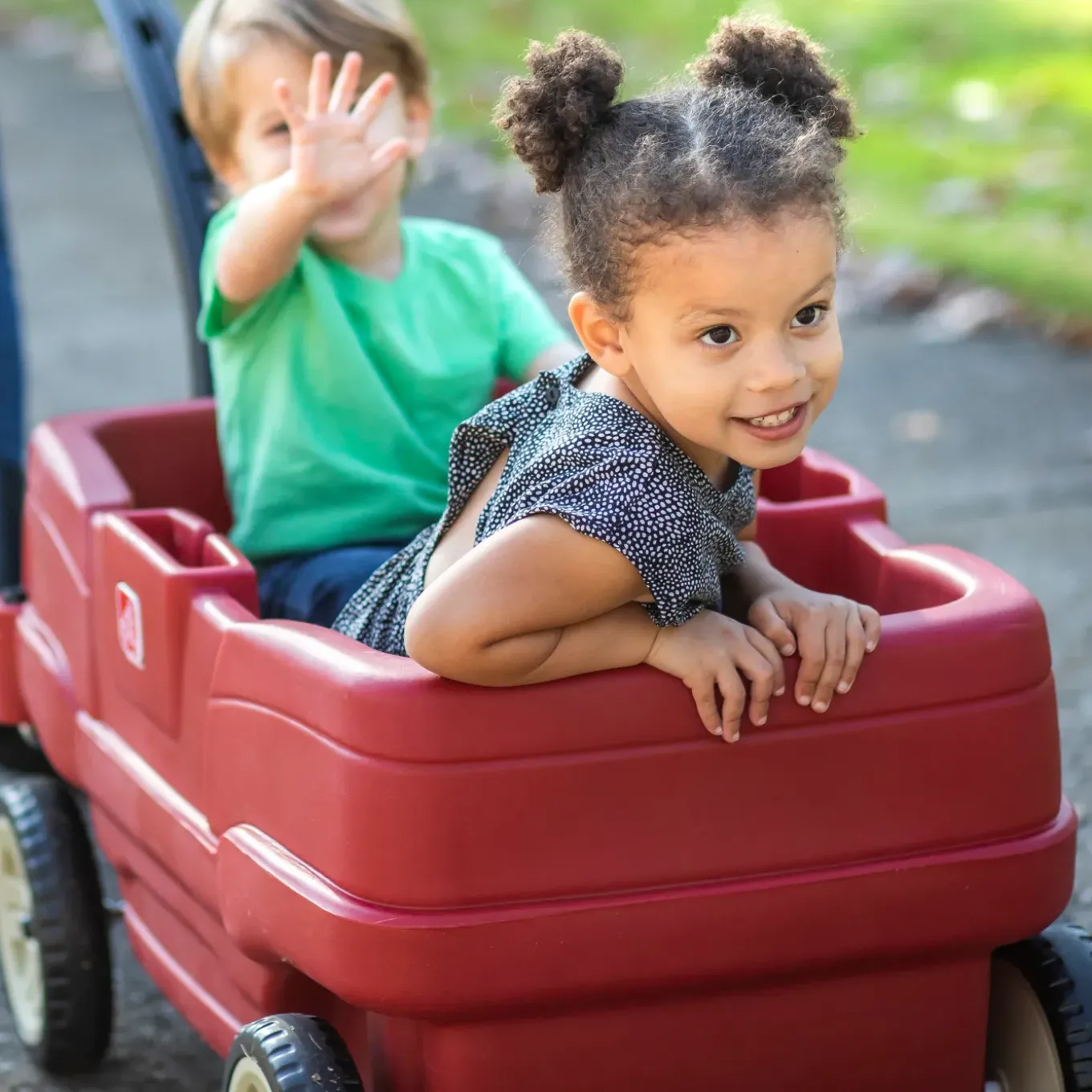 Step2 Neighborhood Wagon Bolderkar 104cm Kunststof Rood