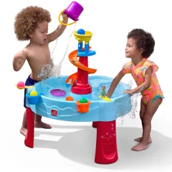 Step2 Spiral Slide Watertafel In Blauw & Rood