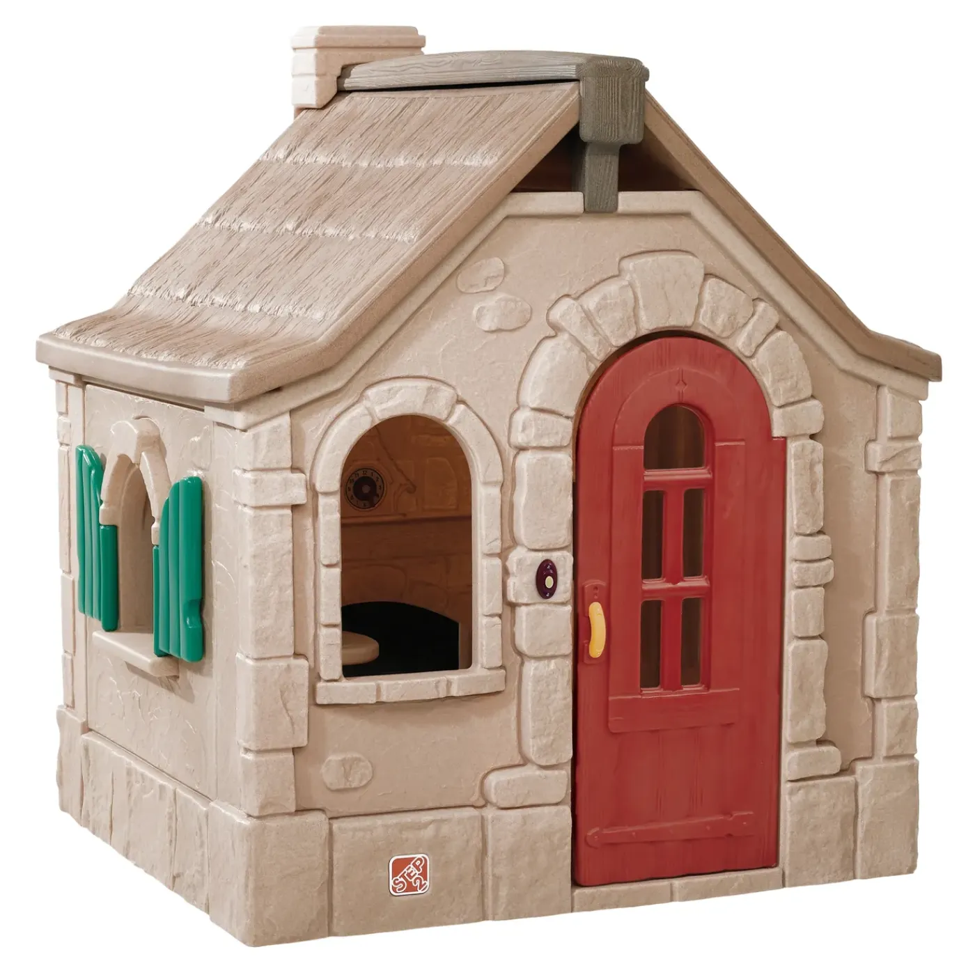 Step2 Story Book Cottage Speelhuisje 163cm Kunststof Bruin