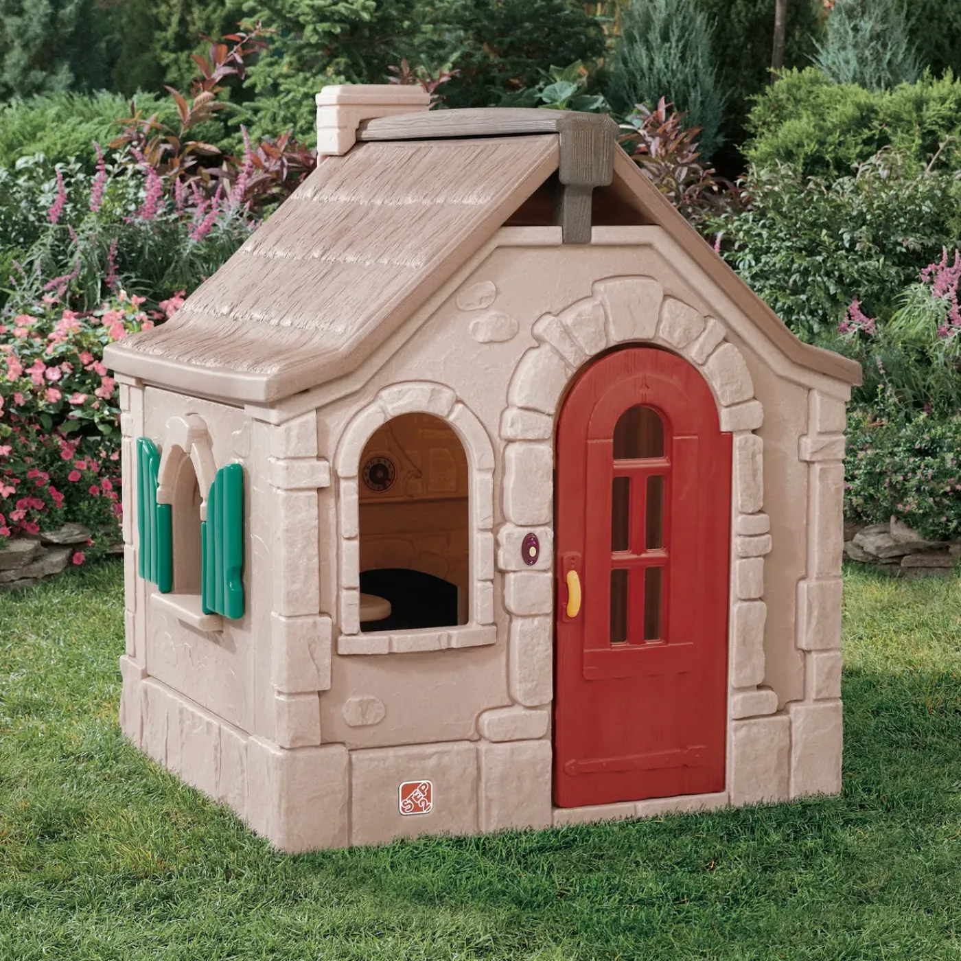 Step2 Story Book Cottage Speelhuisje 163cm Kunststof Bruin