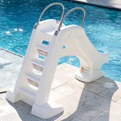 Step2 Vero Poolside Zwembad Glijbaan Van Kunststof In Wit