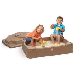 Step2 Zandbak Play & Store 106cm Kunststof Bruin