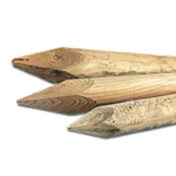 Solid Stevige Tuinpaal Rond Geïmpregneerd - Grenen - Ø6cm - Lengte 100cm