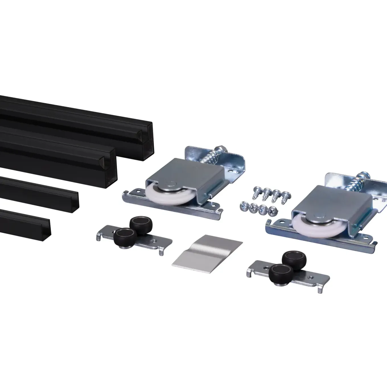 StoreMax schuifdeurpakket tbv 1 deur R-60 zwart mat