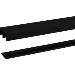 Storemax schuifdeur rail aluminium zwart mat 180cm R-40