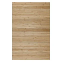 Storesdeco Natuurlijke Bamboe Vloerkleed, Antislip – Grijs Lichtbruin, 160 X 240 Cm
