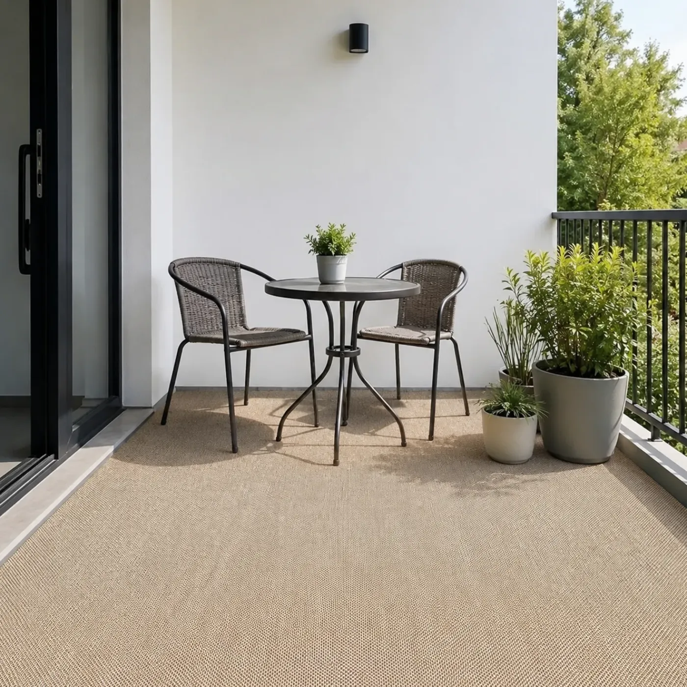 Storesdeco - Vinylvloer, Kamerbreed Tapijt, Beige 200x400 Cm