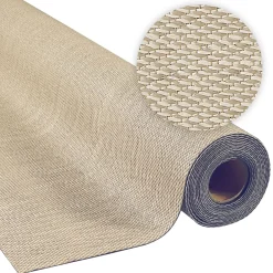 Storesdeco - Vinylvloer, Kamerbreed Tapijt, Beige 200x400 Cm