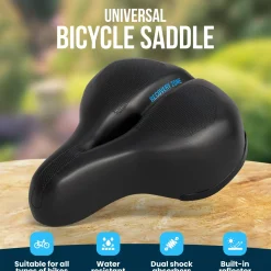 Strex Fietszadel - Unisex - Extra Comfortabel - Ventilerend