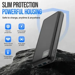 Strex Powerbank - 27.000 Mah - 22.5w Snellader - Usb-a/usb-c - O.a. Voor Iphone/samsung