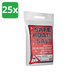 SaferoadSalt Strooizout - Dooizout - Zak Van 10 Kg- 25 Stuks