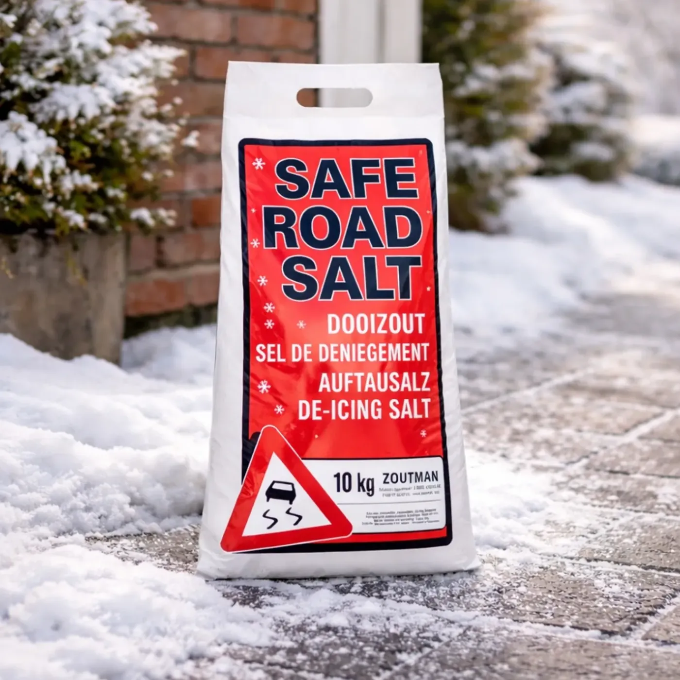SaferoadSalt Strooizout - Dooizout - Zak Van 10 Kg- 25 Stuks