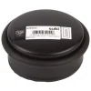 Suki deurstopper - zwart - rvs - diameter 105mm, hoogte 45mm