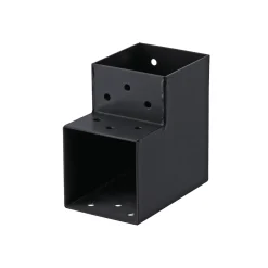 Suki Hoekverbinder 90 Graden - 2 Aansluitingen - Verzinkt Staal - Antraciet - 91x91mm - Type A - CE