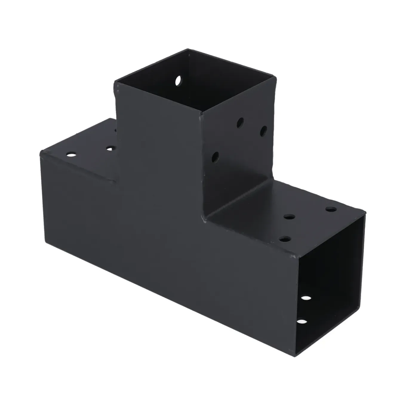 Suki Pergolaverbinder - T-vorm - 3 aansluitingen - verzinkt staal - antraciet - 71x71mm - G - CE