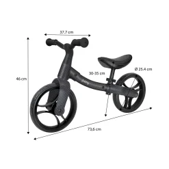 Sunny Balance Bike 3000 Loopfiets - Carbon Fiber Look - 2-5 Jaar