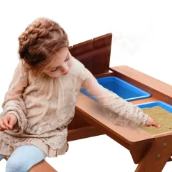 Sunny Dave Zand & Water Picknicktafel 110cm Hout Bruin