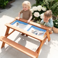 Sunny Dave Zand & Water Picknicktafel 110cm Hout Bruin