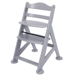 Sunny Fynn Kinderstoel Van Hout - Vanaf Ca. 9 Maanden - Grijs - 55,5 X 55 X 80 Cm