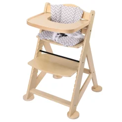 Sunny Fynn Kinderstoel Van Hout - Vanaf Ca. 9 Maanden - Beige - 55,5 X 55 X 80 Cm