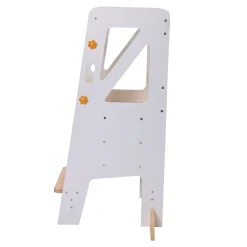 Sunny Liv Leertoren - Platform Met 3 Treden - Beige/wit - 44 X 40 X 90 Cm