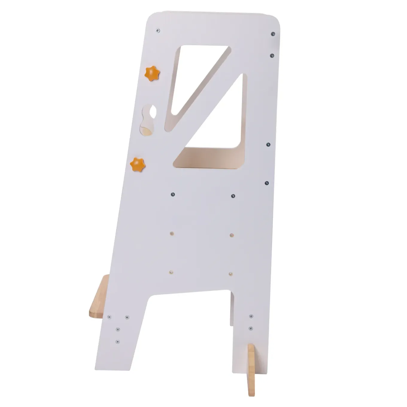 Sunny Liv Leertoren - Platform Met 3 Treden - Beige/wit - 44 X 40 X 90 Cm